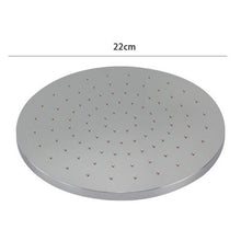 Soffione Doccia Autopulente Anticalcare Abs Cromato Effetto Pioggia Tondo 22.5Cm