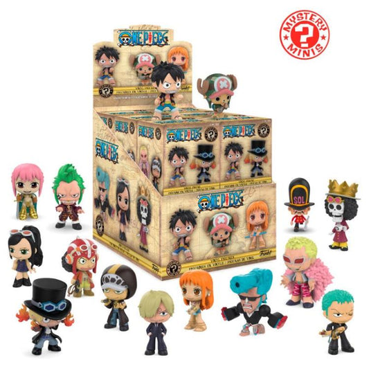 Funko Pop Mystery Mini (Box Completo 12Pz) One Piece Vinyl Mini Figure Random