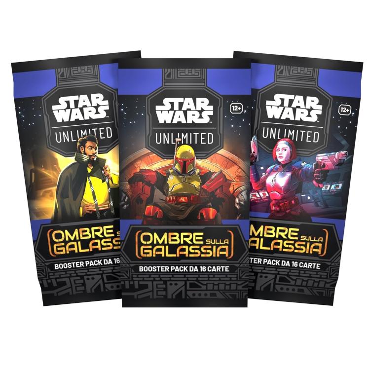 Star Wars Unlimited (Ombre Sulla Galassia) Prerelease Box Cioco Carte Card Game