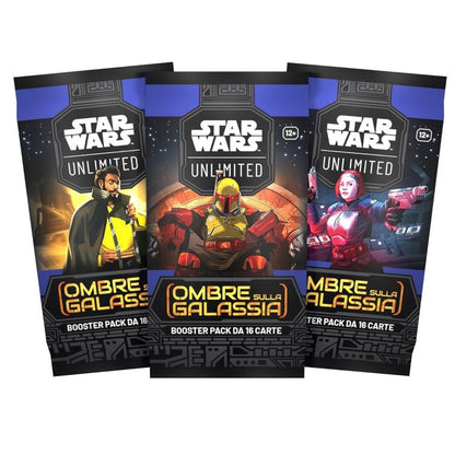 Star Wars Unlimited (Ombre Sulla Galassia) Prerelease Box Cioco Carte Card Game