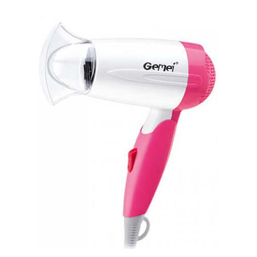 Gemei Mini Phon Asciugacapelli 1000W Pieghevole Portatile Fono Da Viaggio Sport
