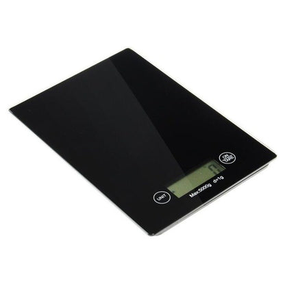 BILANCIA ELETTRONICA DA CUCINA DIGITALE PRECISIONE 1GR 5KG ALIMENTI PIANO VETRO