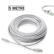 CAVO ETHERNET DI RETE LAN INTERNET RJ45 CAT5 5M METRI MODEM ROUTER FILO COMPUTER