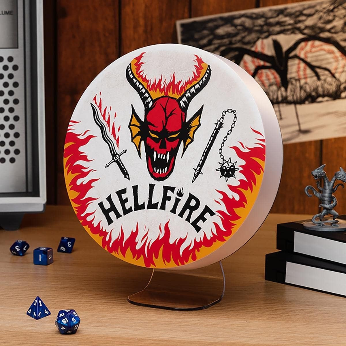 PALADONE Netflix: Stranger Things (Hellfire Club) - Lampada da scrivania o da parete - Graphic Light