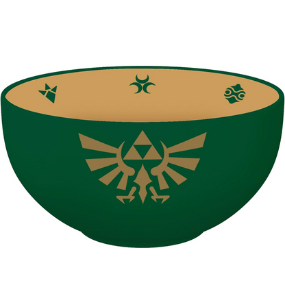 ABYstyle - Ciotola Ramen THE LEGEND OF ZELDA - Hylian Crest- Ramen Bowl 600 ml - Ciotola Cucina Giapponese - Cardboard box