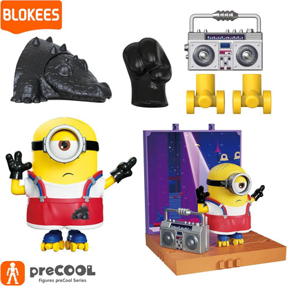 Blokees Minions - PreCool - Celebratate Party Series 02 - Plastic Model Kits (Blind Box) CASE OF 8 - Action Figure da Collezione 74855