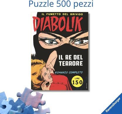 Ravensburger - Puzzle Diabolik  "Il Re del Terrore" 500 pz  36x49 cm