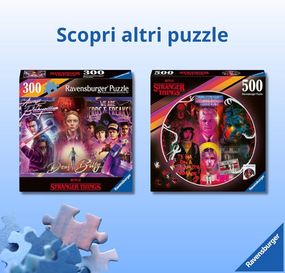 Ravensburger - Puzzle Stranger Things "Panorama"  1000 pz  98x37 cm