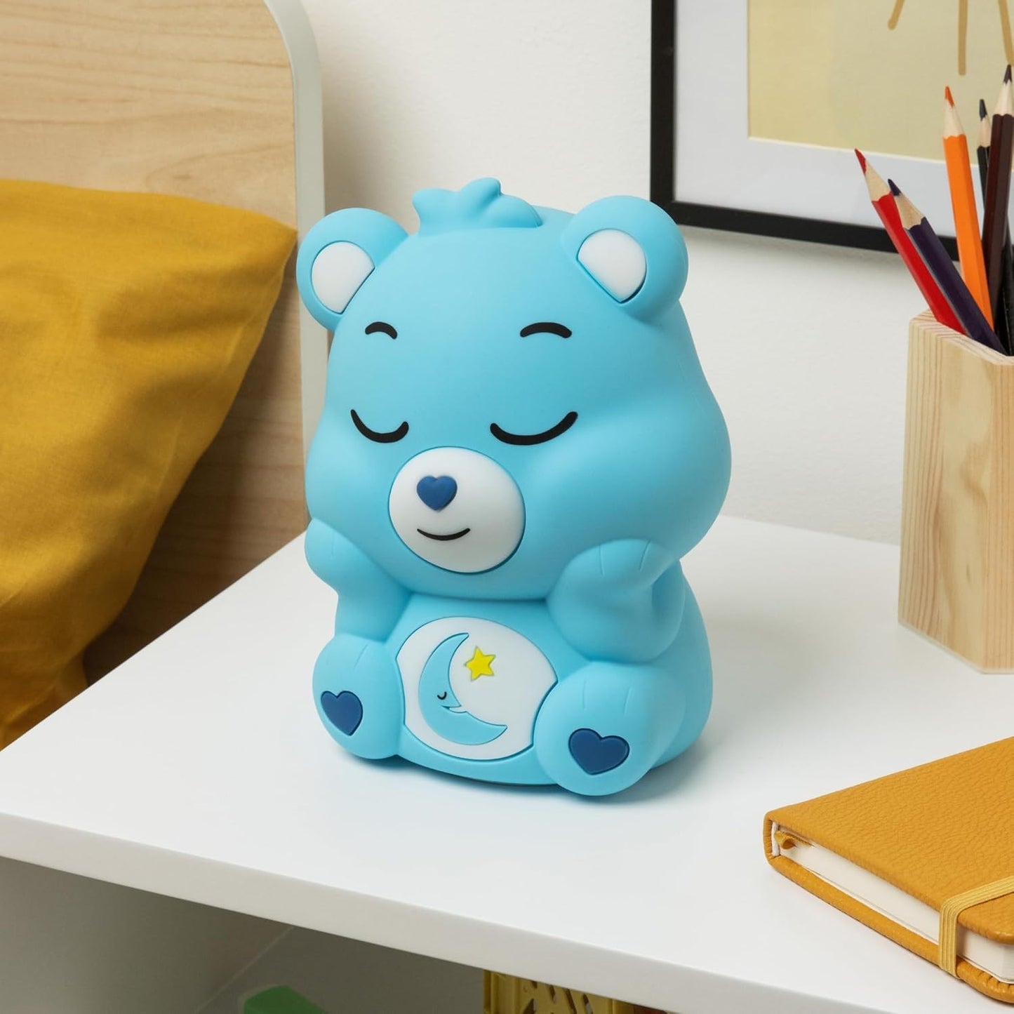 PALADONE Squishy Glo: Lampada Care Bears (Orsetti del Cuore) - Bedtime Bear - Lampada Silicone soft