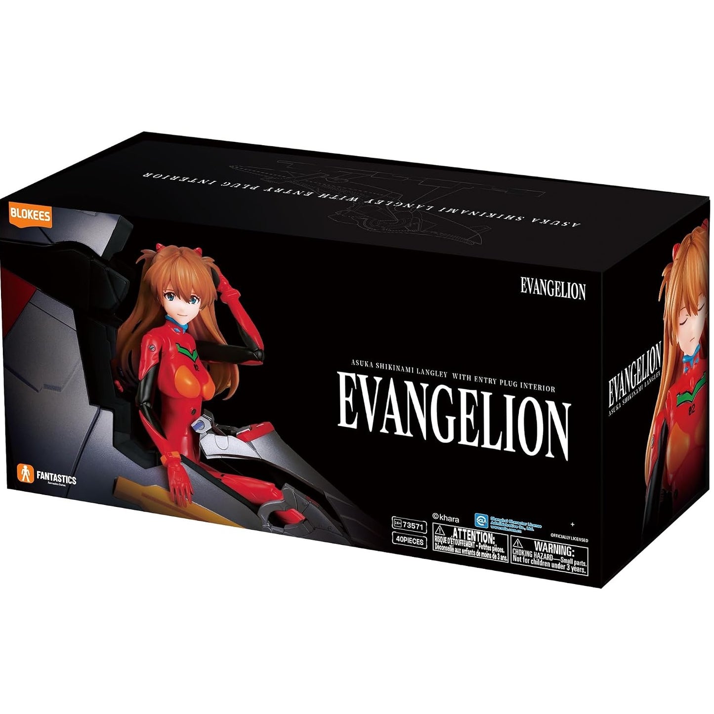 Blokees Evangelion : Model Kit - Fantastic Series (Asuka Shikinami Langley w/ Entry Plug Interior) Action Figure 73571