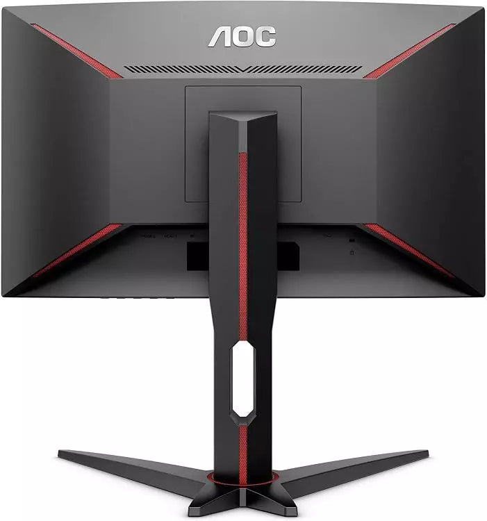 Monitor Aoc Gaming 24" Full Hd Curved Led 144hz C24g1 Hdmi Fhd Nero Rosso