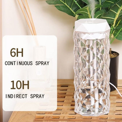 Lampada Led Diamantata Diffusore 900Ml Profumo Umidificatore Aromi Aromaterapia