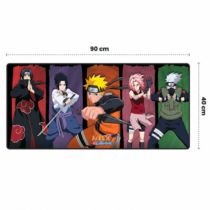 ABYSTYLE: Naruto Shippuden Desk Mat XL Tappetino Tastiera Mouse Pad Gaming Scrivania