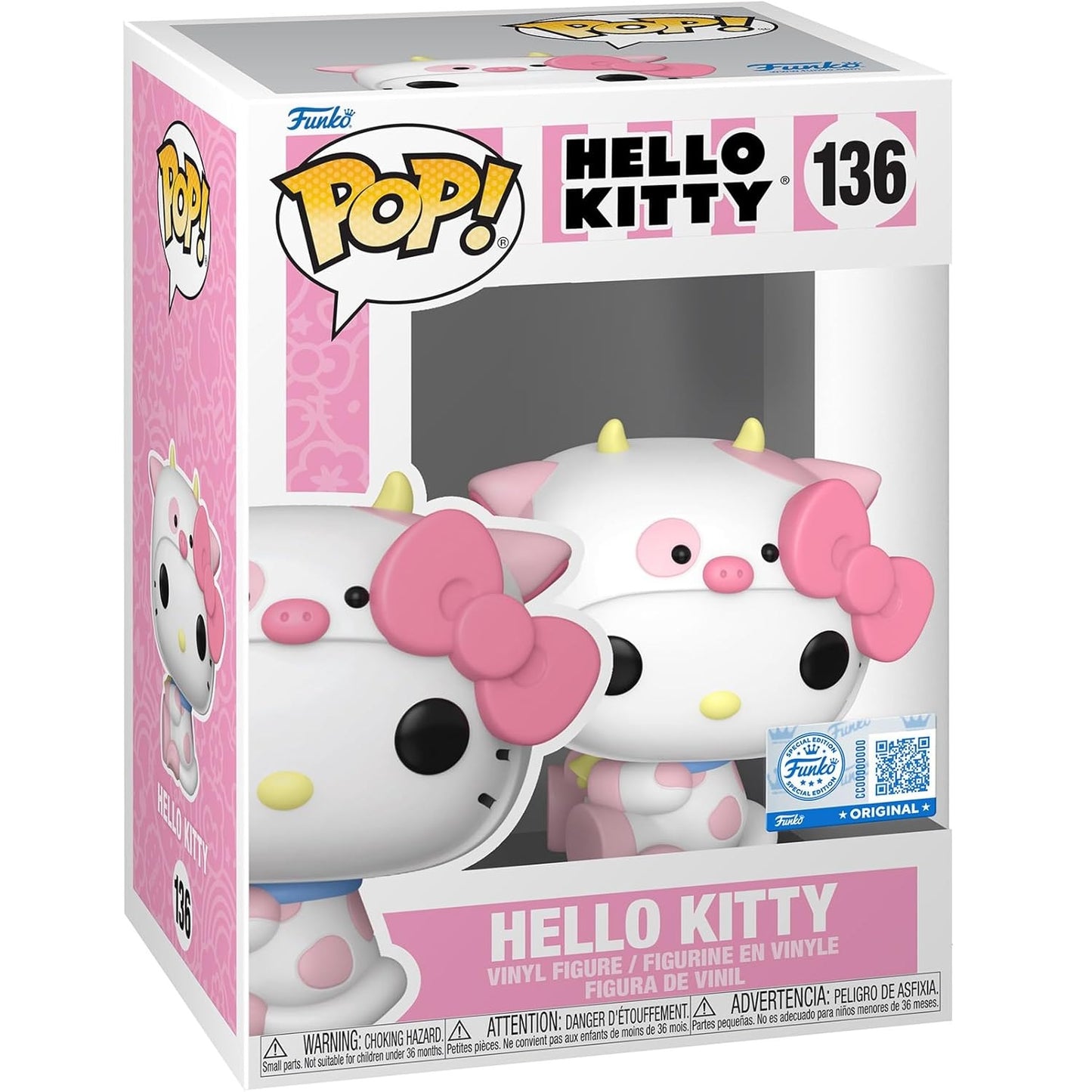 Funko Pop! Hello Kitty (136) Hello Kitty In Cow Special Edition - Vinyl Figure 9cm