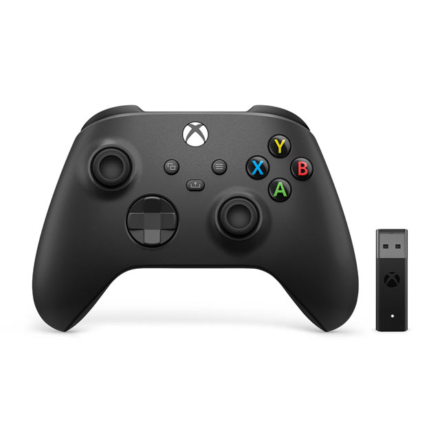 Xbox Serie X/S Controller Wireless Black + Wireless Adapter (Win10) Pc Xbox One
