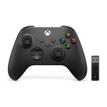 Xbox Serie X/S Controller Wireless Black + Wireless Adapter (Win10) Pc Xbox One