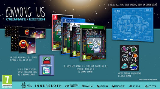 AMONG US CREWMATE EDITION PS4 VIDEOGIOCO PLAYSTATION 4 ITALIANO GIOCO NUOVO
