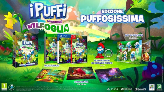 I Puffi - Missione Vilfoglia (The Smurfs) Ps4 Gioco Playstation 4 Italiano Nuovo