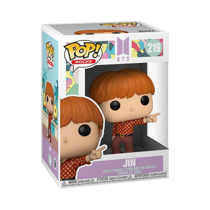 Funko Pop Rocks ! Bts Dynamite (219) Jin Mtv Unplugged Vinyl Figure 9Cm Boy Band