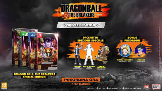 Dragon Ball The Breakers Special Edition Nintendo Switch Code In Box Italiano