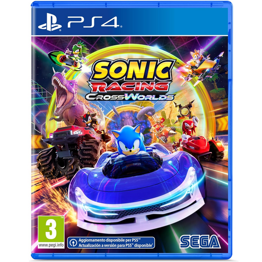 Sonic Racing: CrossWorlds Ps4 Gioco Playstation 4 Eu Ita Nuovo Sigillato