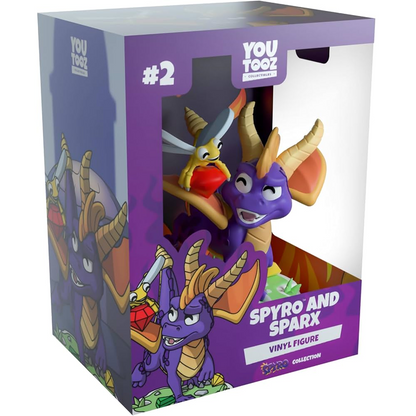 You Tooz Playstation Spyro The Dragon - Spyro And Sparx Vinyl Figure 9 cm