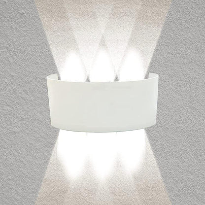 APPLIQUE PARETE LED BIANCO 18W LUCE NATURALE 4000K ESTERNO UP&DOWN IMPERMEABILE