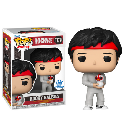 Funko Pop ! Movies Rocky 45Th - (1179) Rocky Balboa W /Chicken Figure Special