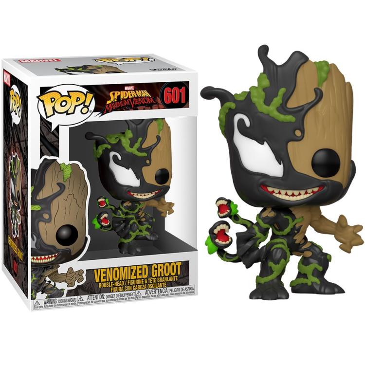 Funko Pop ! Marvel Spider-Man Maximum Venom (601) Venomized Groot Vinyl Figure