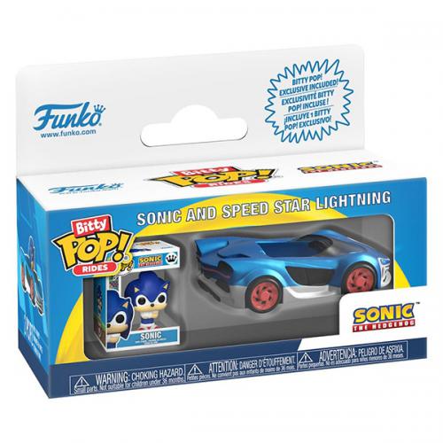 Funko Bitty Pop! Sonic the Hedgehog: Sonic w/Speed Star 4cm Nuovo