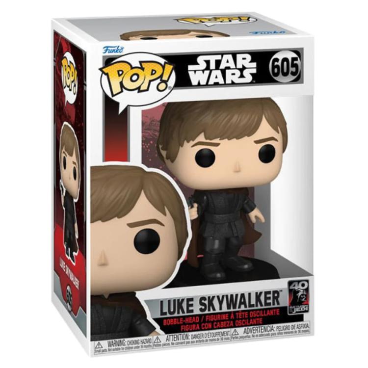 Funko Pop ! Star Wars Ritorno Jedi 40Th - (605) Luke Skywalker Vinyl Figure 9Cm