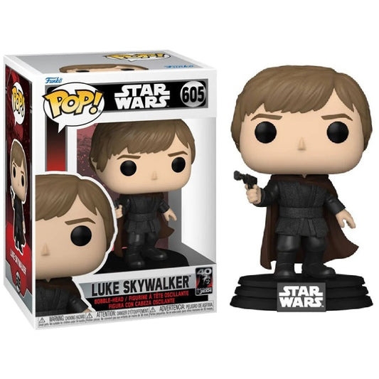 Funko Pop ! Star Wars Ritorno Jedi 40Th - (605) Luke Skywalker Vinyl Figure 9Cm