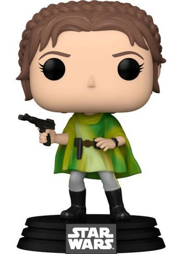 Funko Pop ! Star Wars Jedi 40Th - (607) Princess Leia Figure 9Cm Guerre Stellari