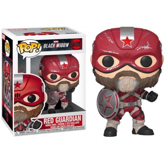 Funko Pop ! Marvel Black Widow - (608) Red Guardian Vinyl Figure David Harbour