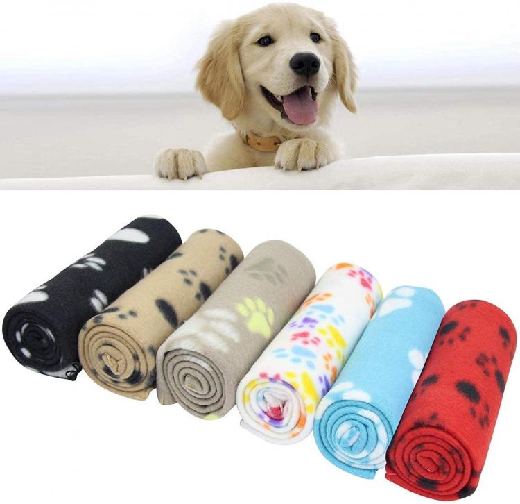 COPERTA PLAID IN PILE COPRIDIVANO ANIMALI COPRI SEDILE AUTO PER CANI GATTI 60X90