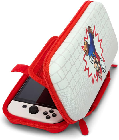 Custodia Protettiva Powera Brick Breaker Mario - Modello OLED Nintendo Switch/Switch Lite