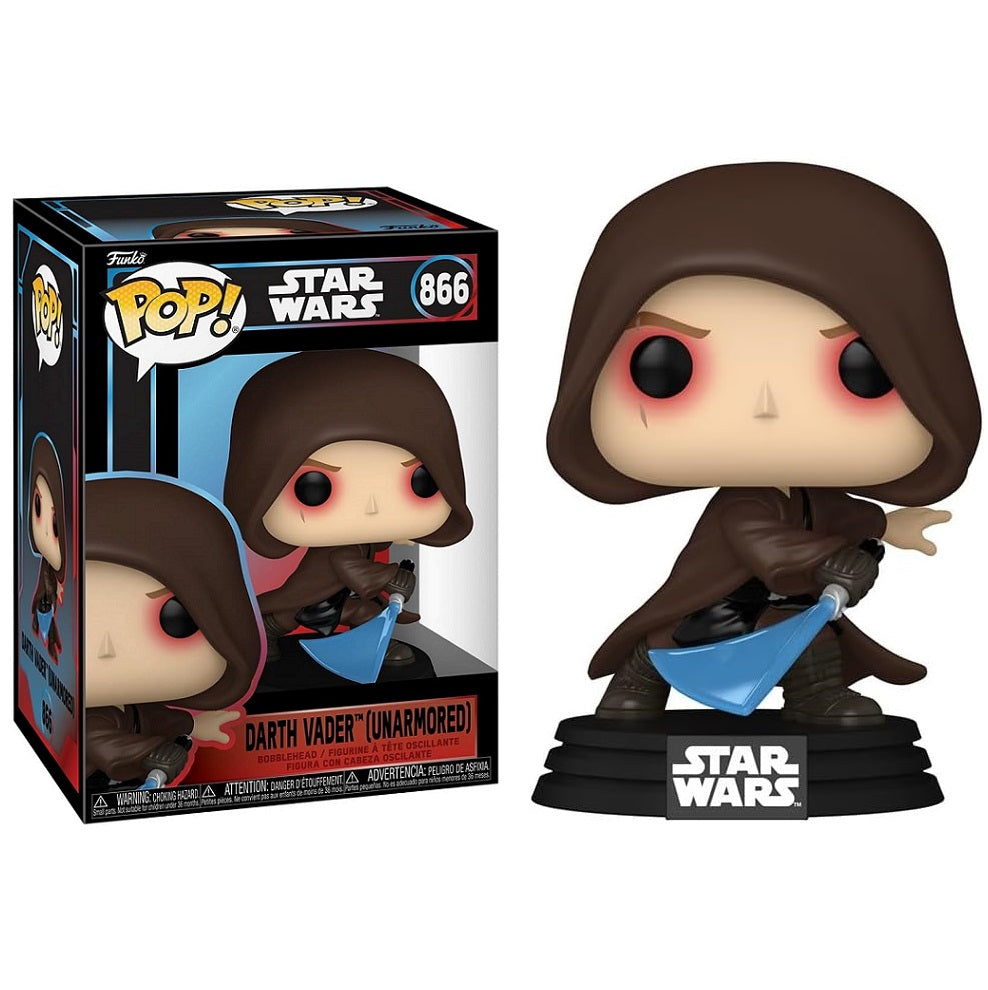 Funko Pop! Star Wars - (866) Darth Vader (Unarmored) Figure - 9cm