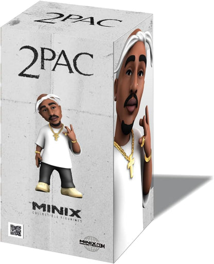Minix Rap (Music 114) Tupac Shakur W/ Bandana Figure 2Pac 10cm