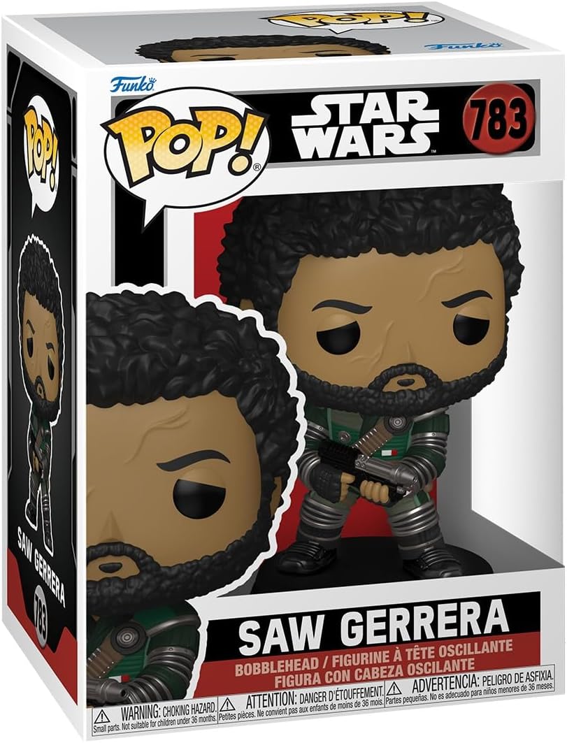Funko Pop ! Movies - Star Wars - (783) Saw Gerrera Vinyl Figure 9cm