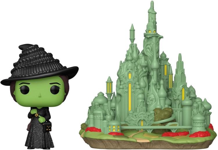 Funko Pop ! Town - Wicked (44) - Elphaba With The Emerald City Vinyl Figure 25Cm