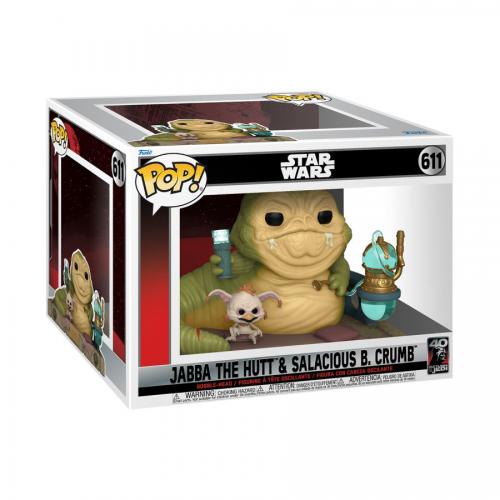 Funko Pop ! Moment Star Wars Jedi 40Th (611) Jabba / Salacious Vinyl Figure 9Cm