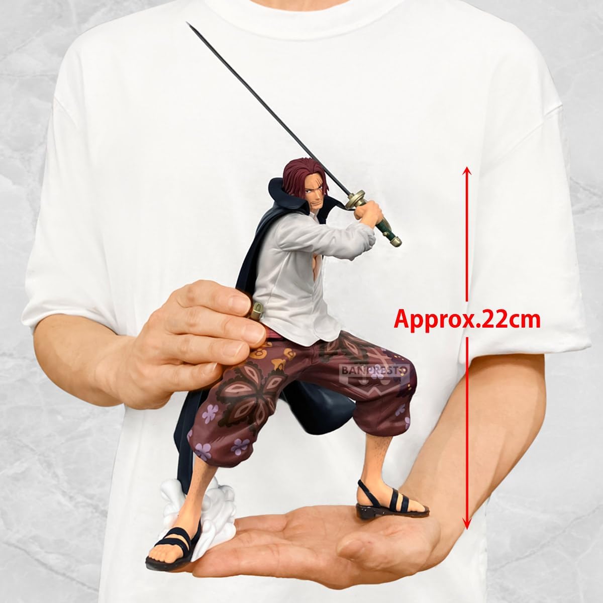 Banpresto Grandista One Piece: Figurland Shanks - Figure 22cm PVC Da Collezione