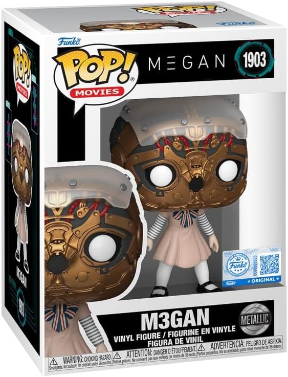Funko POP! Movies Megan Metallic (1903) M3GAN Exclusive - Vinyl Figure 9cm