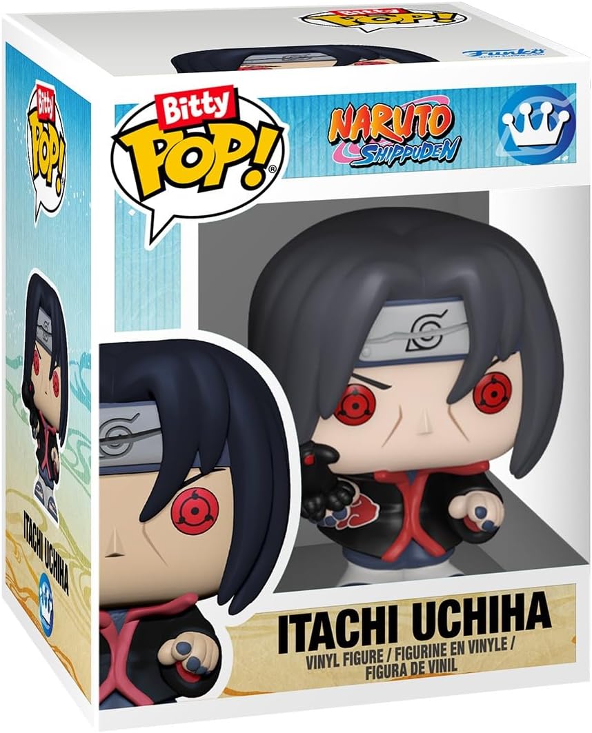 Funko Bitty Pop! Naruto Shippuden (4 Pack) w/ Bitty Display - Mini Vinyl Figure 2cm