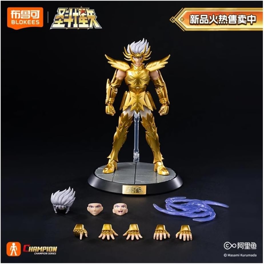 Blokees Saint Seiya:  Model Kit Champion Class 11 (Cancer Deathmask) Action Figure Cavalieri Zodiaco 75012