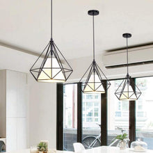 Lampadario Da Arredo Design Moderno Con Struttura Metallo Tessuto E27 Nero B20-N