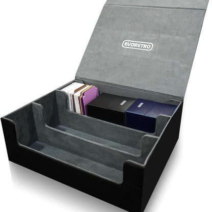 EVORETRO - Magnetic Deck Box PortaCarte - (Accessori Carte Da Collezione) TCG CCG