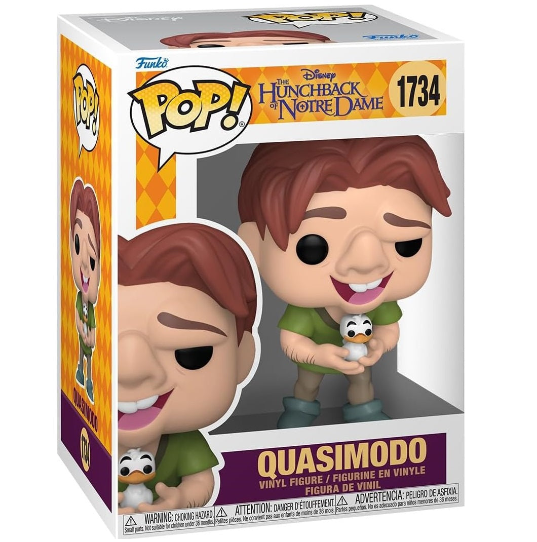 Funko Pop ! Disney Il Gobbo Di Notre Dame (1734) Quasimodo W/ Bird Figure 9Cm (PREORDER)