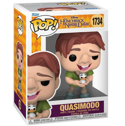 Funko Pop ! Disney Il Gobbo Di Notre Dame (1734) Quasimodo W/ Bird Figure 9Cm (PREORDER)