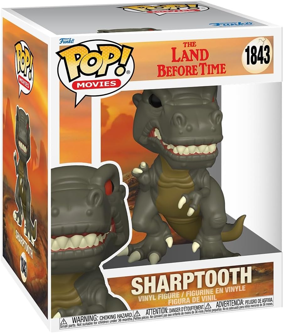 Funko Pop! Movies: The Land Before Time (1843) Sharptooth - Vinyl Figure 9cm